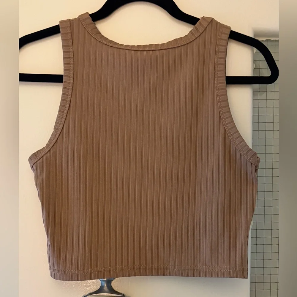 SHEIN EZwear Car Letter Graphic Ribbed Knit Tank Top - Picture 3 of 4